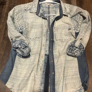 MISS ME button up. Size small